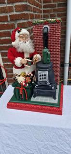 Kerstman met kachel collecters item, Ophalen of Verzenden, Zo goed als nieuw