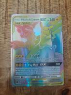 Pokemon kaart - Pikachu & Zekrom GX Rainbow Tag Team, Ophalen of Verzenden, Zo goed als nieuw, Losse kaart