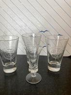 Schrobbelèr glazen 4 stuks, Ophalen, Zo goed als nieuw, Borrel- of Shotglas