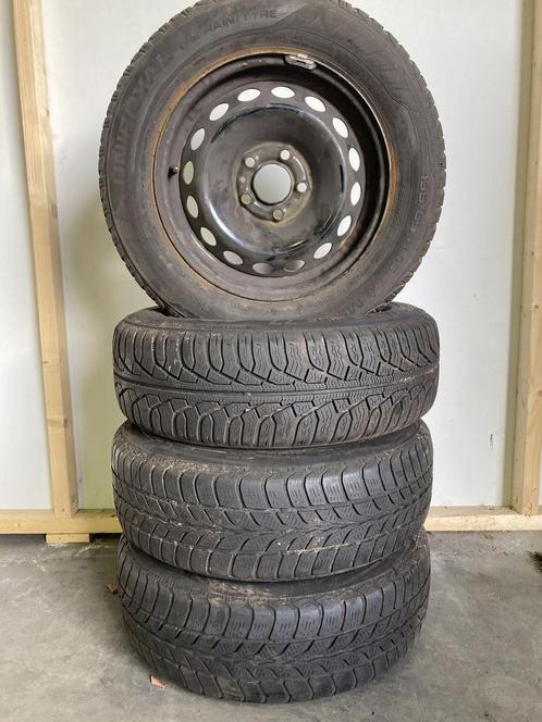 5x 108 set winterbanden Volvo V70 uniroyal, Auto-onderdelen, Banden en Velgen, Banden en Velgen, Gebruikt, Ophalen