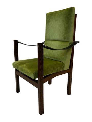 Vintage Fauteuil Massief Wenge Design Jaren 60 leer design beschikbaar voor biedingen