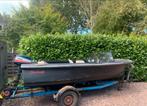 Boot + 8pk moter, Watersport en Boten, Ophalen, Zo goed als nieuw