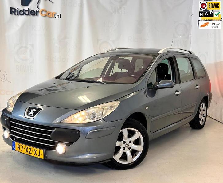 Peugeot 307 SW 2.0-16V Premium|TREKHAAK|VELGEN|AIRCO0|ELEK R, Auto's, Peugeot, Bedrijf, Te koop, ABS, Airbags, Airconditioning