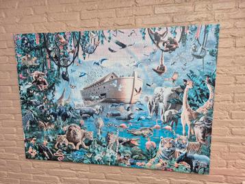 Schilderij Ark van Noach van puzzelstukjes beschikbaar voor biedingen
