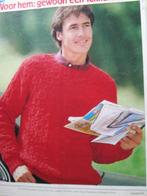 Breipatroon  Heren trui  44 tot 54  nr 7229, Hobby en Vrije tijd, Breien en Haken, Verzenden, Nieuw, Breien