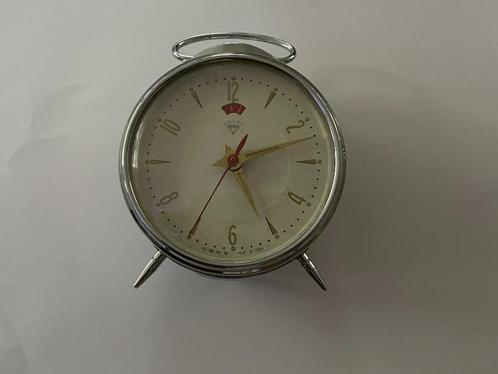 D105 Retro Wekker vintage selency diamand, Witgoed en Apparatuur, Wekkers, Gebruikt, Analoog, Ophalen of Verzenden