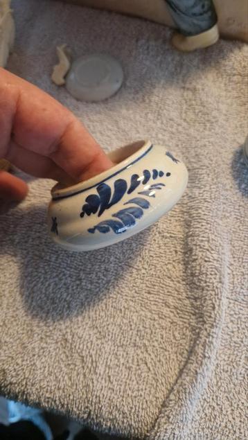 Delfts Blauw Potje - Handbeschilderd, 20e Eeuw beschikbaar voor biedingen