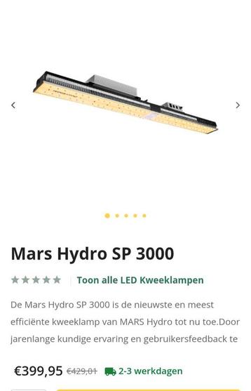 Mars hydro  tsw2000 tsl2000 kweeklamp groeilamp beschikbaar voor biedingen