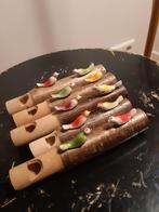 5 Vintage jaren 60 Koekoek fluitjes. Hout., Ophalen of Verzenden