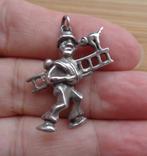 zilveren bedel/hanger schoorsteenveger [705], Overige merken, Verzenden, Zo goed als nieuw, 1 bedel