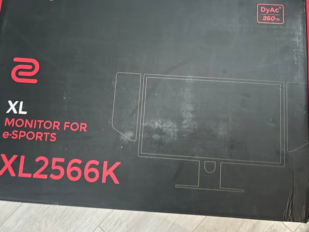 BenQ ZOWIE XL2566K 360hz, Gaming, HDMI, In hoogte verstelbaar, Nieuw