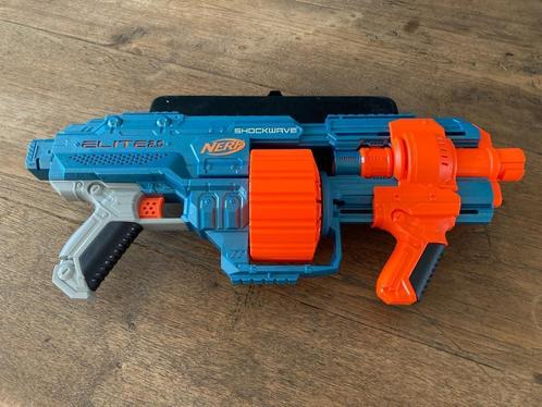 NERF Elite 2.0 Shockwave, Kinderen en Baby's, Speelgoed | Buiten | Actiespeelgoed, Zo goed als nieuw, Ophalen of Verzenden