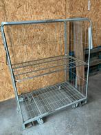 Transport kar rolcontainers, Doe-het-zelf en Verbouw, Transportwagens, Ophalen, Zo goed als nieuw, Transportkar