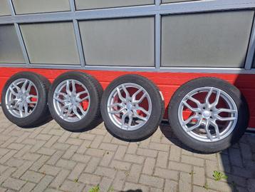 5x108 18" velgen lichtmetaal M+S banden 3008 Peugeot ET45 beschikbaar voor biedingen