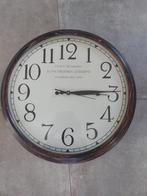 Grote wandklok 60 cm! Vintage look, Ophalen, Zo goed als nieuw
