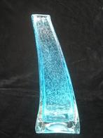 Vaas bubbeltjesglas blauw, Ophalen of Verzenden