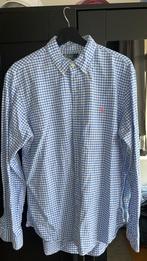 Polo Ralph Lauren hemd met patroon maat L, Kleding | Heren, Overhemden, Gedragen, Blauw, Polo Ralph Lauren, Halswijdte 41/42 (L)