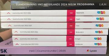 Diverse examenbundels VWO NG / NT beschikbaar voor biedingen