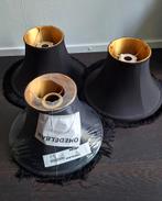 Ikea Omedelbar lampenkappen 3 stuks, Zwart, Rond, Nieuw, Ophalen of Verzenden