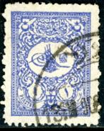 Turkije 103A - Tughra van Abdul Hamid II, Postzegels en Munten, Postzegels | Europa | Overig, Ottomaanse Keizerrijk, Ophalen of Verzenden