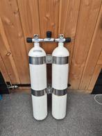 Dubbelset 8.5L Concave Duikflessen, Watersport en Boten, Duiken, Ophalen of Verzenden, Gebruikt, Duikfles