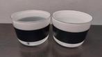 2x Glazen kom - Anne Nilsson - Vintage '90, Huis en Inrichting, Schaal, Rond, Ophalen of Verzenden, Glas