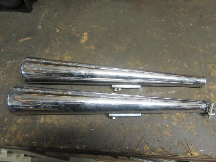 Te  Koop  2  DUNSTAL  UITLATEN, Motoren, Onderdelen | Oldtimers, Gebruikt, Ophalen of Verzenden