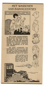 3x Het Wasschen van Babykleertjes LUX wascht alle fijn goed, Verzamelen, Merken en Reclamevoorwerpen, Verzenden, Zo goed als nieuw