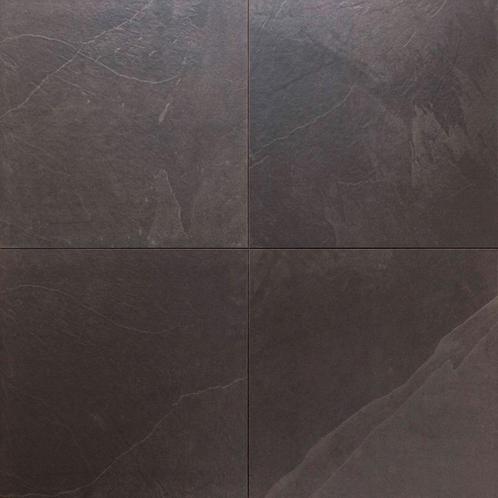 **ACTIE** Cerasun Black slate Mustang 60x60x4 cm, Tuin en Terras, Tegels en Klinkers, Nieuw, Terrastegels, Keramiek, Ophalen of Verzenden