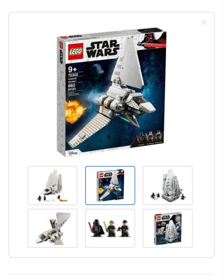 LEGO Star Wars Imperial Shuttle (75302), Kinderen en Baby's, Speelgoed | Duplo en Lego, Zo goed als nieuw, Lego, Complete set