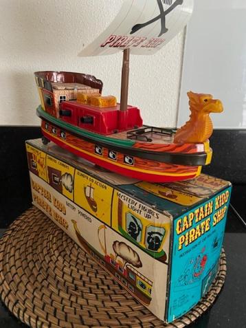 Piraten schip kapitein kidd batterij toy beschikbaar voor biedingen