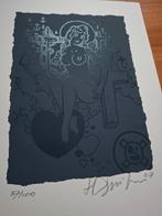 Henk Schiffmacher - Ets uit 1987, gesigneerd, Antiek en Kunst, Kunst | Etsen en Gravures, Ophalen of Verzenden