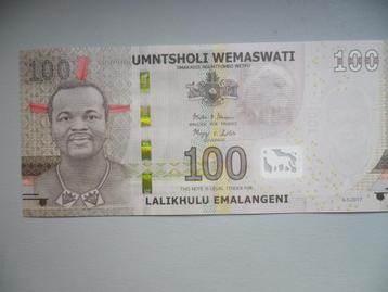 Swaziland #42 [2017] / 100 emalangeni UNC beschikbaar voor biedingen