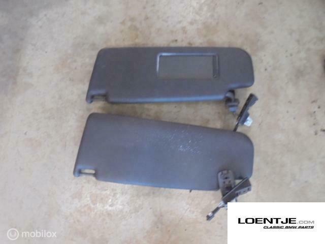 setje zwarte zonnekleppen bmw e36 compact 316i 318ti 323ti, Auto-onderdelen, Interieur en Bekleding, BMW, Gebruikt, Ophalen of Verzenden
