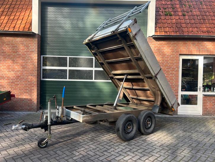 Solide kipper/ kiep aanhanger/ 301x193/ 2000 kg/ btw, Auto diversen, Aanhangers en Bagagewagens, Gebruikt, Ophalen of Verzenden