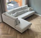Grote hoekbank in bouclé stof van Pronto Wonen, Huis en Inrichting, Ophalen, Zo goed als nieuw