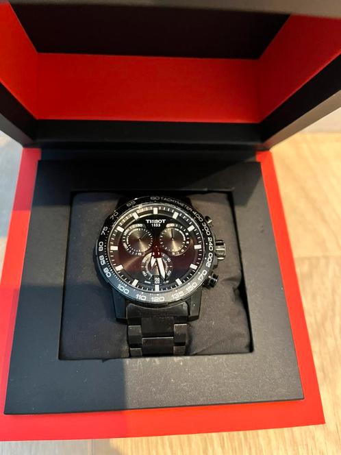 Tissot Supersport Chrono - Zwart, Sieraden, Tassen en Uiterlijk, Horloges | Heren, Zo goed als nieuw, Polshorloge, Overige merken