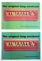 13 vintage reclames Rizla sigarettenpapier sigaret papier, Verzamelen, Ophalen of Verzenden, Gebruikt, Sigarenbandjes