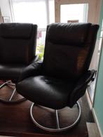 3 luie fauteuils kleur zwart, Huis en Inrichting, Fauteuils, Ophalen, 75 tot 100 cm, 50 tot 75 cm