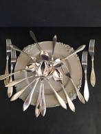 Bestek verzilverd Lepels en vorken  Gemerkt M. GERO ( 90 ), Antiek en Kunst, Ophalen of Verzenden