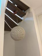 3x Touwlamp Bol - 45cm - RVS Plafondkap, Huis en Inrichting, Lampen | Hanglampen, Ophalen of Verzenden, Zo goed als nieuw, Metaal