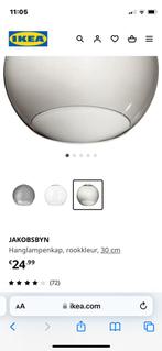 Jacobsbyn hanglamp IKEA rookglas bol, Zo goed als nieuw, Ophalen