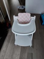 Stokke Tripp Trapp stoel, wit, met diverse accessoires, Kinderen en Baby's, Kinderstoelen, Ophalen of Verzenden, Zo goed als nieuw