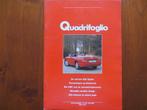 Alfa Romeo Quadrifoglio 30 (juni 1990) Alfa Spider, Ophalen of Verzenden, Nieuw, Alfa Romeo