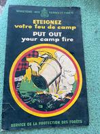 2 Oude canadeese vintage posters op karton ., Ophalen of Verzenden, Zo goed als nieuw, Rechthoekig Staand