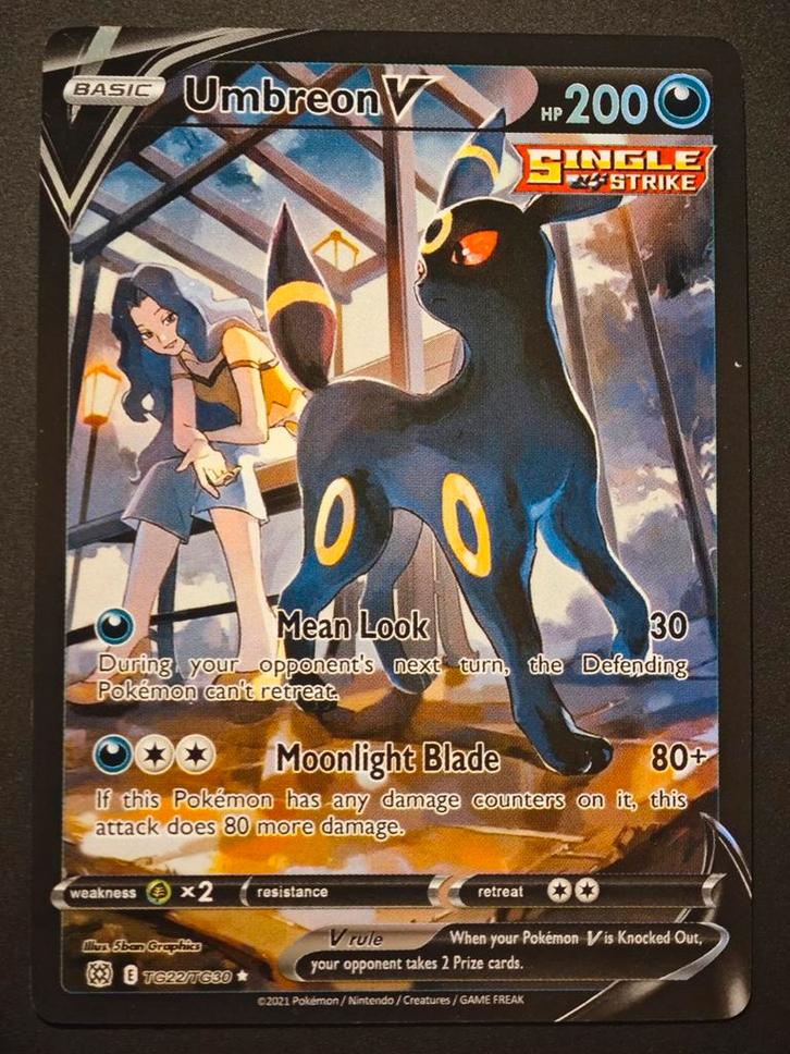 Umbreon V TG22/TG30 [Proxy], Hobby en Vrije tijd, Verzamelkaartspellen | Pokémon, Zo goed als nieuw, Losse kaart, Ophalen of Verzenden