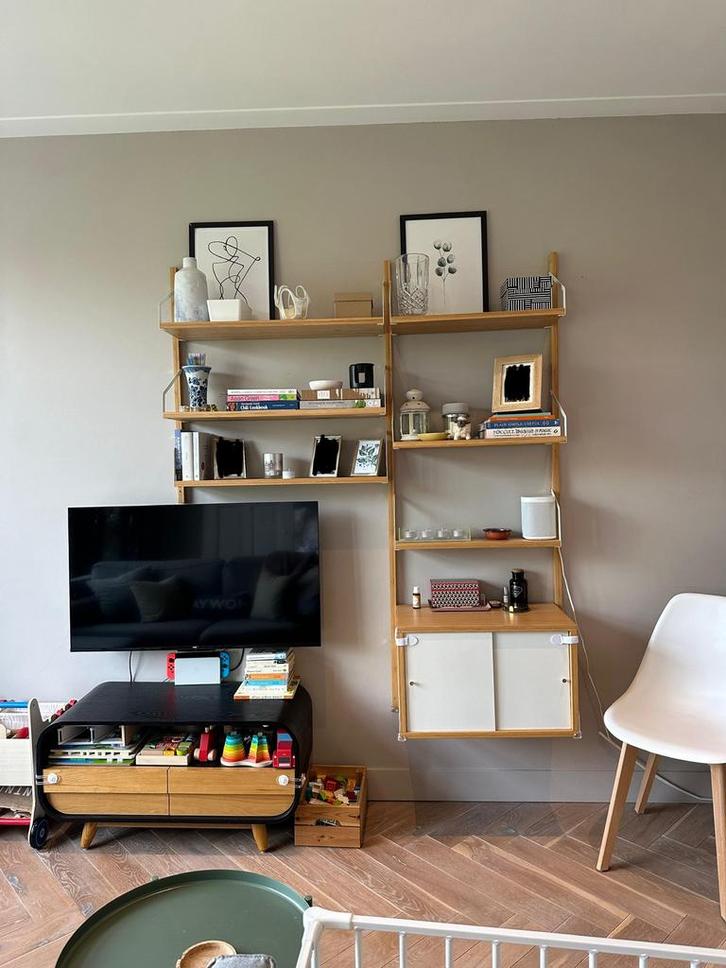 IKEA Svalnas Modulaire Wandkast, Huis en Inrichting, Woonaccessoires | Wandplanken en Boekenplanken, Zo goed als nieuw, Ophalen