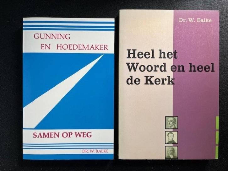 2 boekjes van Ds. W. Balke; o.a. Gunning en Hoedemaker, Boeken, Godsdienst en Theologie, Zo goed als nieuw, Ophalen of Verzenden