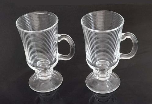 2 Irish Coffee glazen / koffie glas / Theeglazen / Theeglas, Huis en Inrichting, Keuken | Servies, Zo goed als nieuw, Glas of Glazen