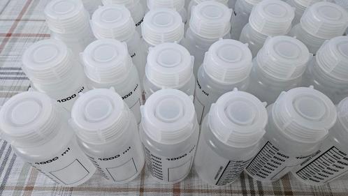 Fles kunststof (PP) wijdmonds 1000 ml MET dop, Hobby en Vrije tijd, Overige Hobby en Vrije tijd, Nieuw, Ophalen